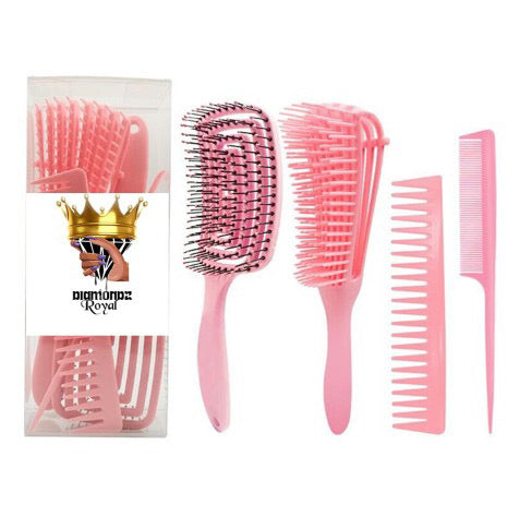 4pc Brush/Comb Set