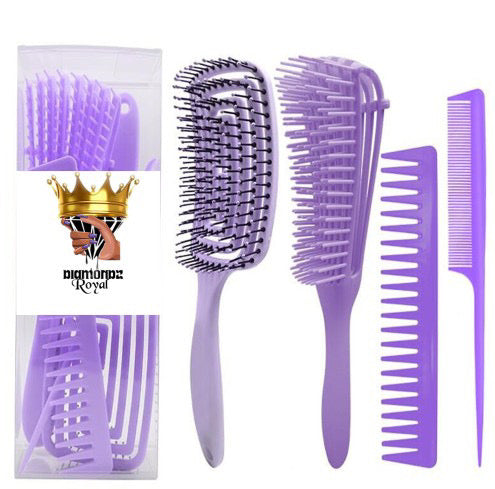 4pc Brush/Comb Set